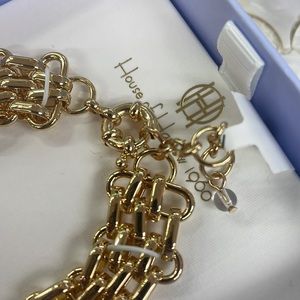 House of Harlow 1960 Gold Link Bracelet